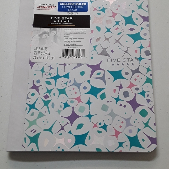 Five Star Other - 6 College Ruled Composition Book
